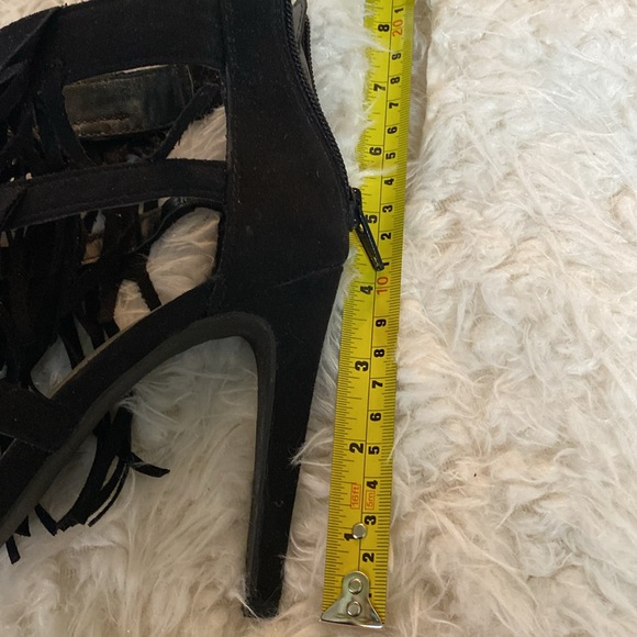 a.n.a black fringed heels - Picture 5 of 7